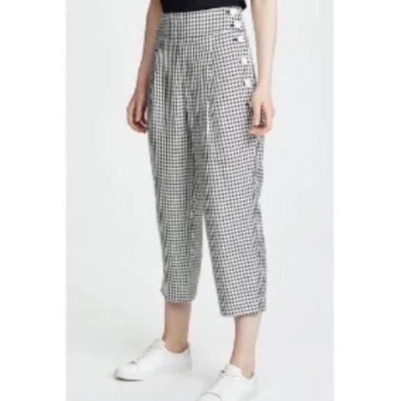 Black and White Cropped Pants by Club Monaco - Picture 4 of 9